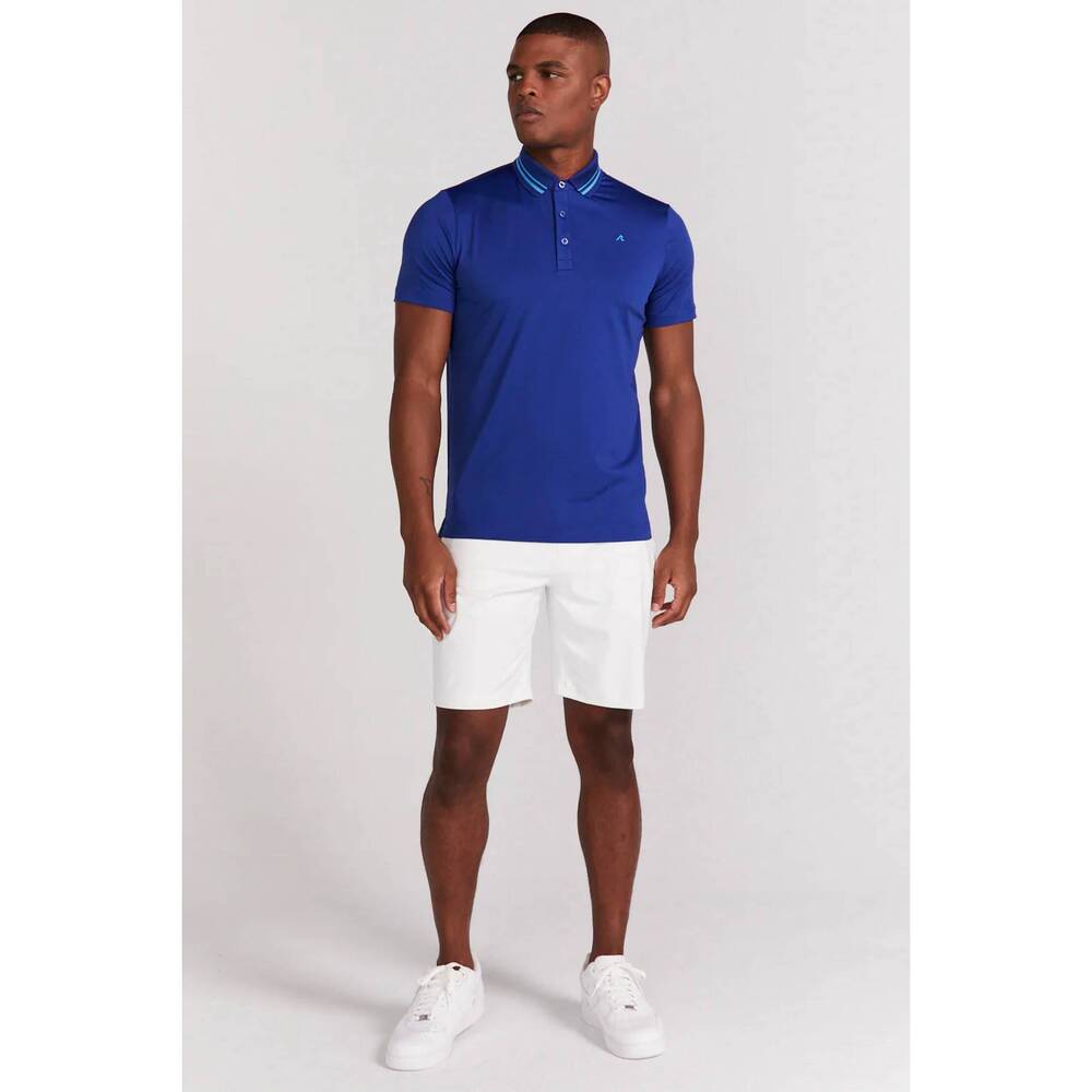 NEW REDVANLY men's hanover 9" golf pull on short in bright white